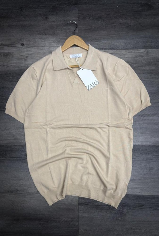 CAMISA ZARA OLD MONEY TIPO CHEMISE BEIGE