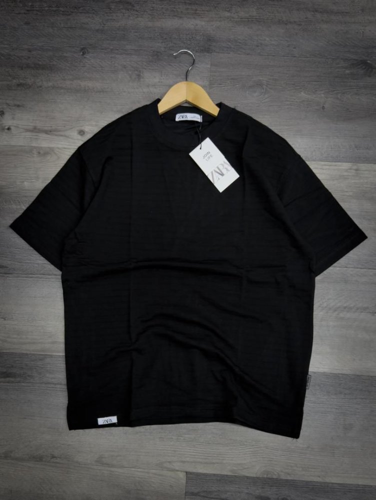 CAMISA ZARA OLD MONEY TEXTURIZADA NEGRA