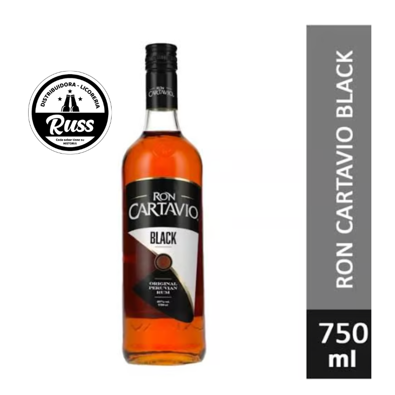 RON CARTAVIO BLACK 750 ML
