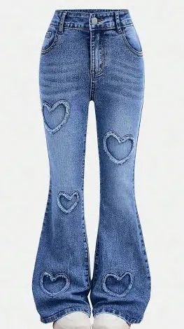 Pantalones de niña acampanados (4-16)