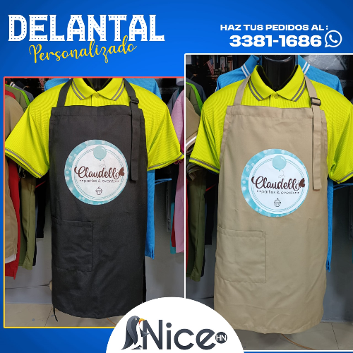 delantal bordado
