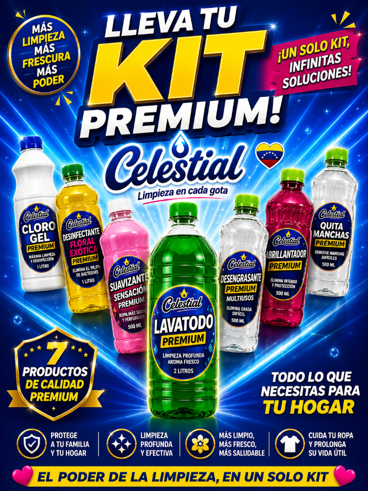 KIT PREMIUM HOGAR (7 PRODUCTOS)