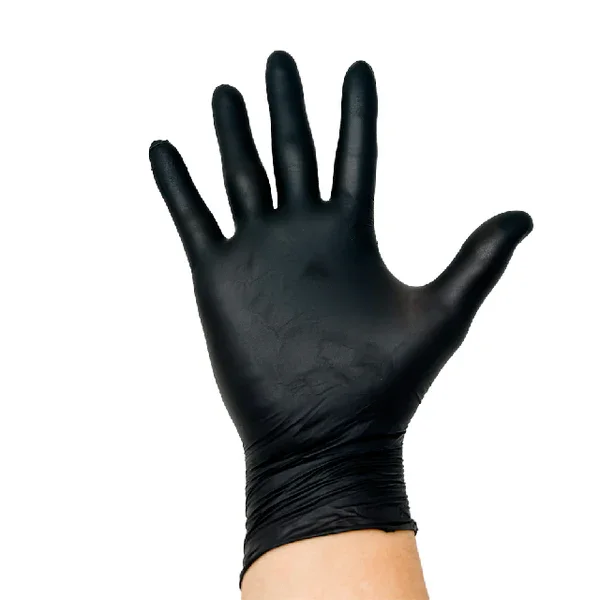 Guante Uniseal Mediano Nitrilo Negro 100Pza