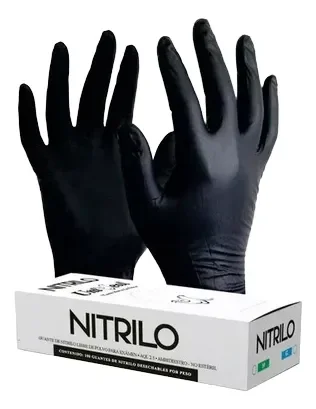 Guantes Uniseal Chicos Negro 100pz