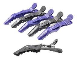 Pinza Cocodrilo Maxcare Negro Azul 6pza