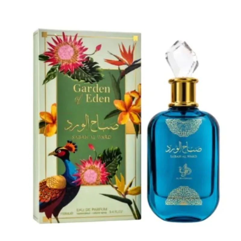 Sabah Al Ward Garden of Eden – Eau de Parfum 100 ml – Feminino – Al Wataniah