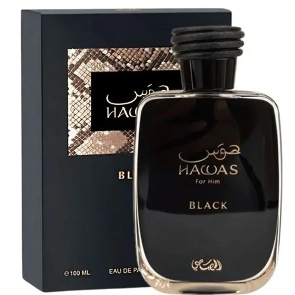Hawas Black – Eau de Parfum 100 ml – Masculino – Rasasi