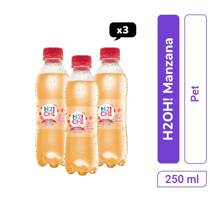 H2O MANZANA 250ML