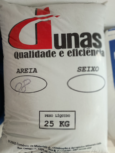 areia de filtragem