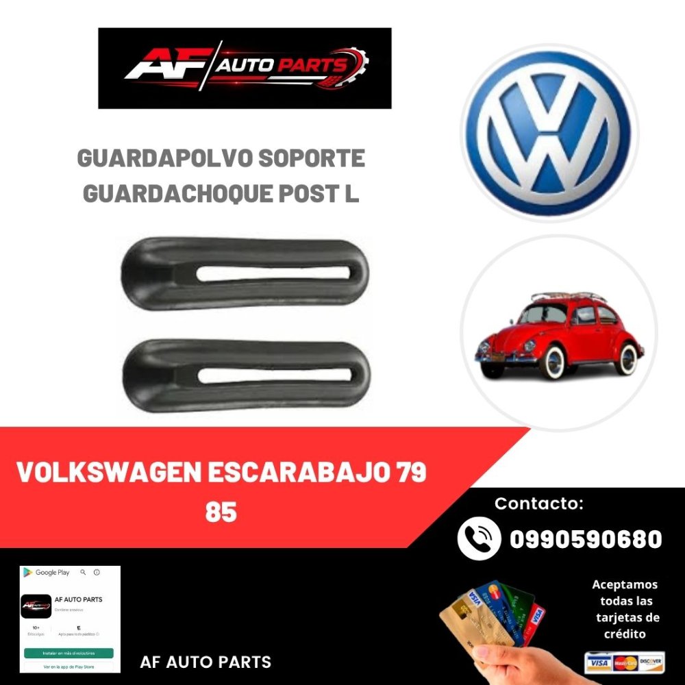 GUARDAPOLVO VOLKSWAGEN ESCARABAJO 79 85 POS SOPORTE GCHOQUE L