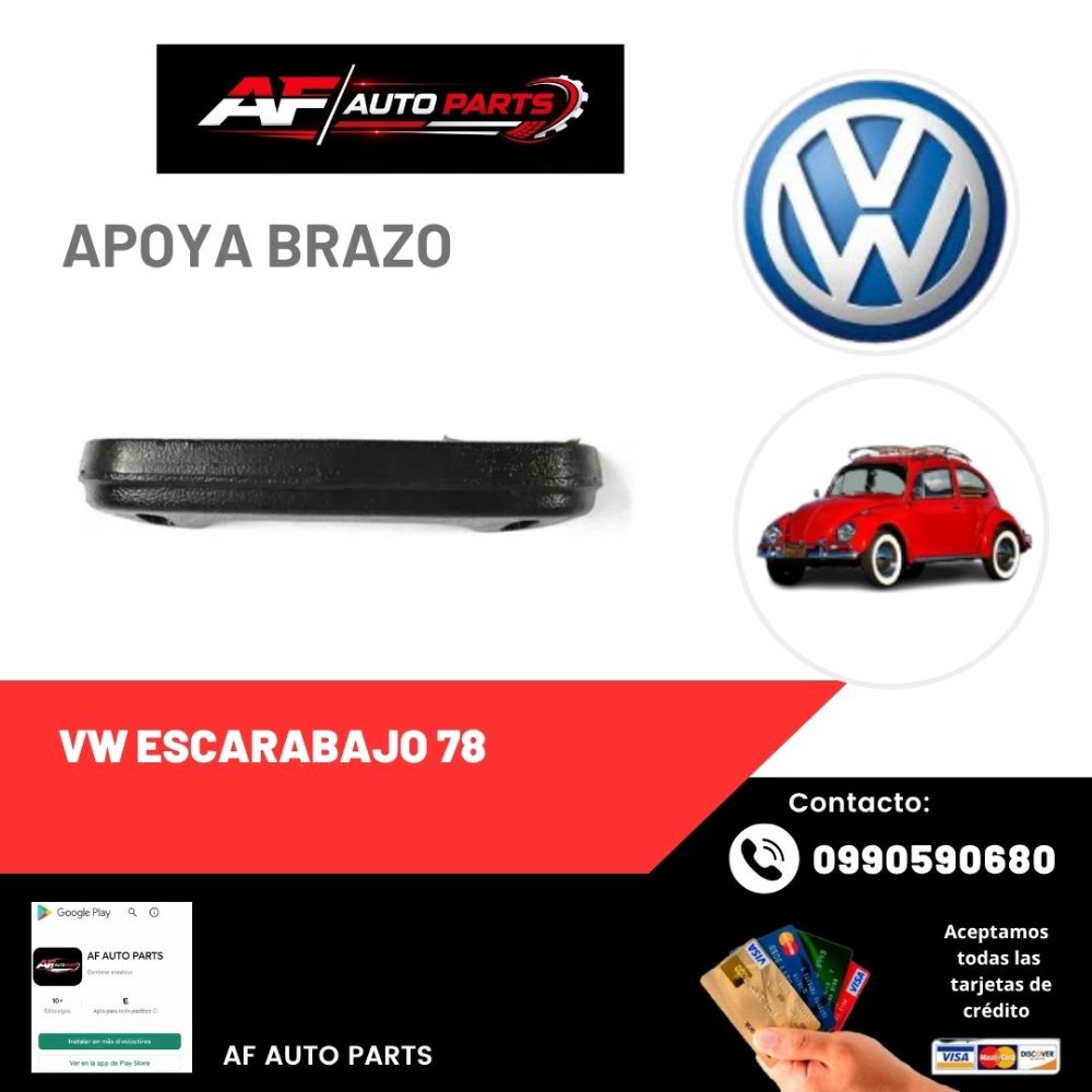 APOYA BRAZO VOLKSWAGEN ESCARABAJO 77 96