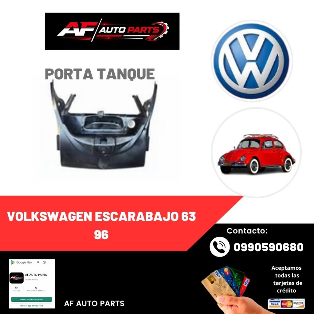 PORTA TANQUE VOLKSWAGEN ESCARABAJO 63 96