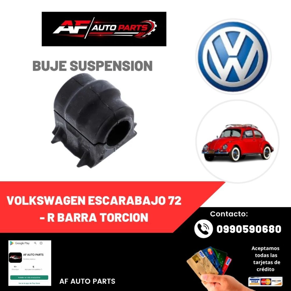 BUJE SUS VOLKSWAGEN ESCARABAJO 72 - R BARRA TORCION