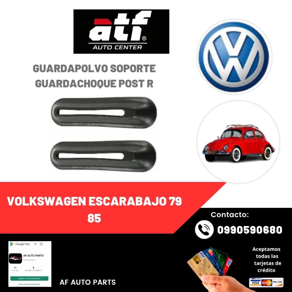 GUARDAPOLVO VOLKSWAGEN ESCARABAJO 79 85 POS SOPORTE GCHOQUE R
