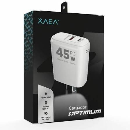 Cargador XAEA optium 45wts + cable