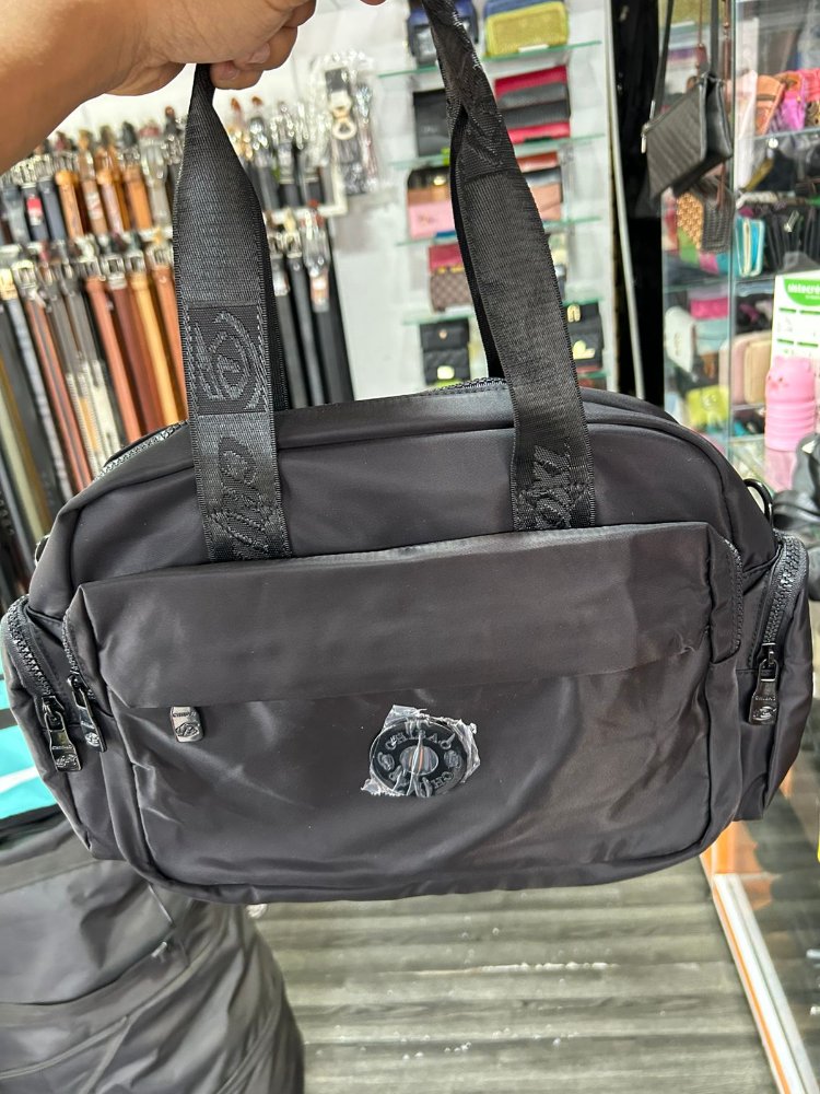 bolso tela fria grande hibao negro