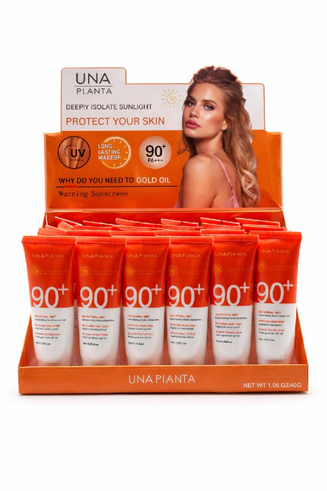 PROTECTOR SOLAR SPF90 LONG LASTING GOLD OIL UNA PIANTA