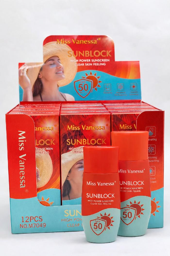 PROTECTOR SOLAR SPF50 HIDRATANTE MISS VANESSA REF M7049