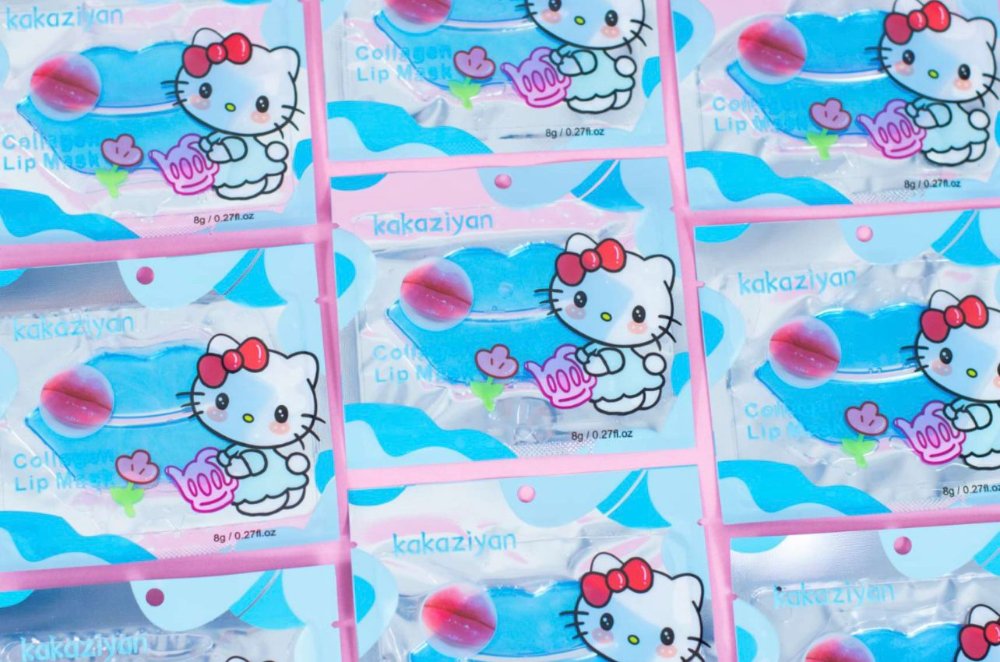 COLAGENO DE LABIOS HELLO KITTY AZUL