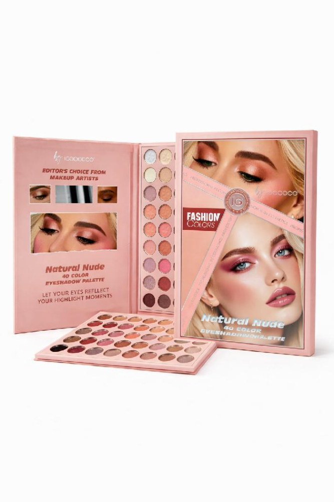 PALETA DE SOMBRAS *40 TONOS NATURAL NUDE BY IGOODCO REF IG3275