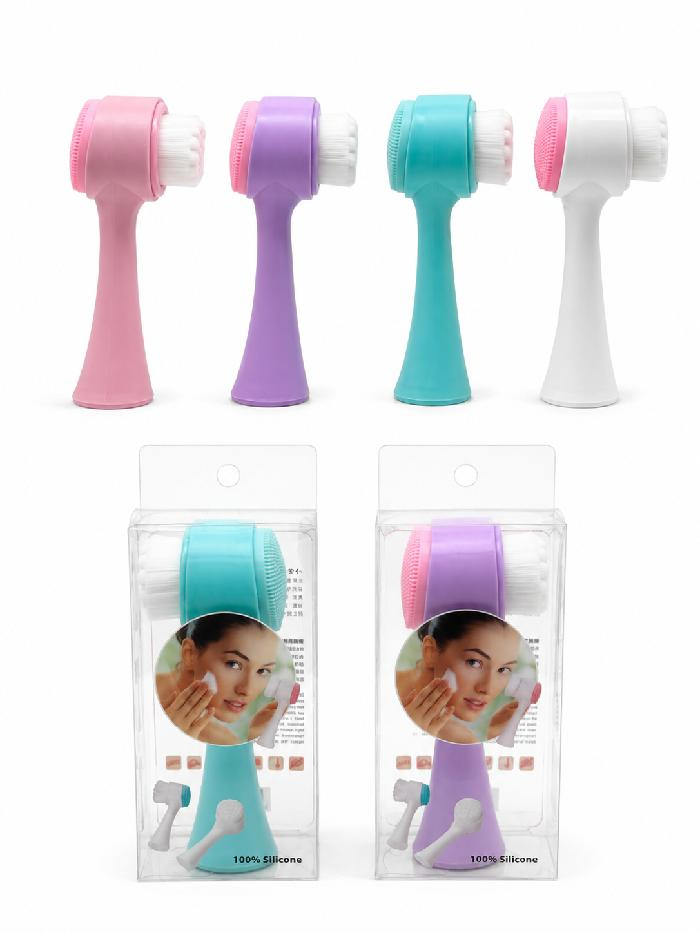 CEPILLO LIMPIADOR Y EXFOLIADOR TONOS SURTIDOS REF 25DH-020