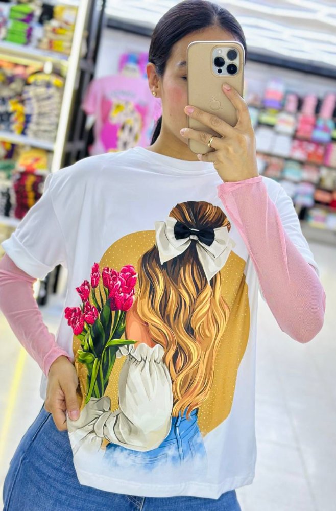 Blusa estampado Colombiana
