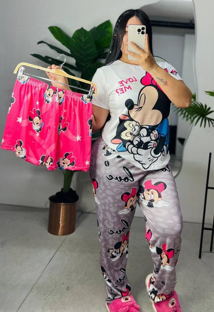 Pijama set 3 piezas colombiana