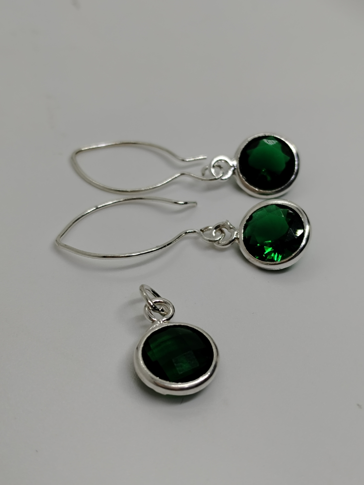 04 Conjunto aros - colgante 3gr