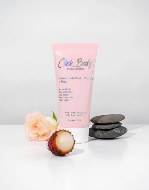 Exfoliante de Piedra Volcanica y Rosas