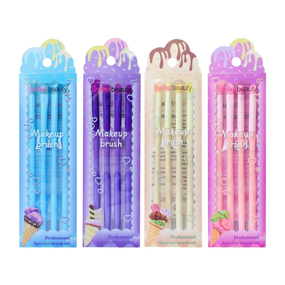 KIT BROCHAS PARA OJOS X4