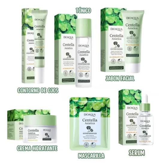 COMBO ANTI ACNE CENTELLA ASIATICA 5 PRODUCTOS  BIOAQUA