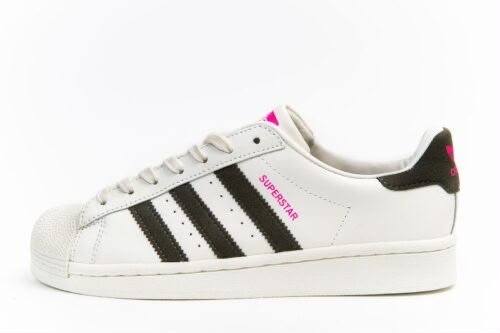 Adidas Superstar zapatilla blanca con franjas negras