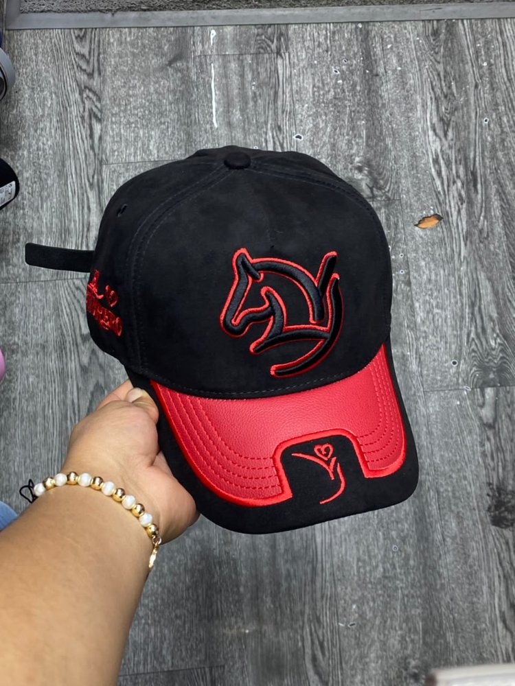 GORRA YEISON JIMENEZ NEGRA ROJA