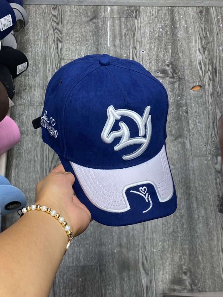GORRA YEISON JIMENEZ AZUL BLANCA