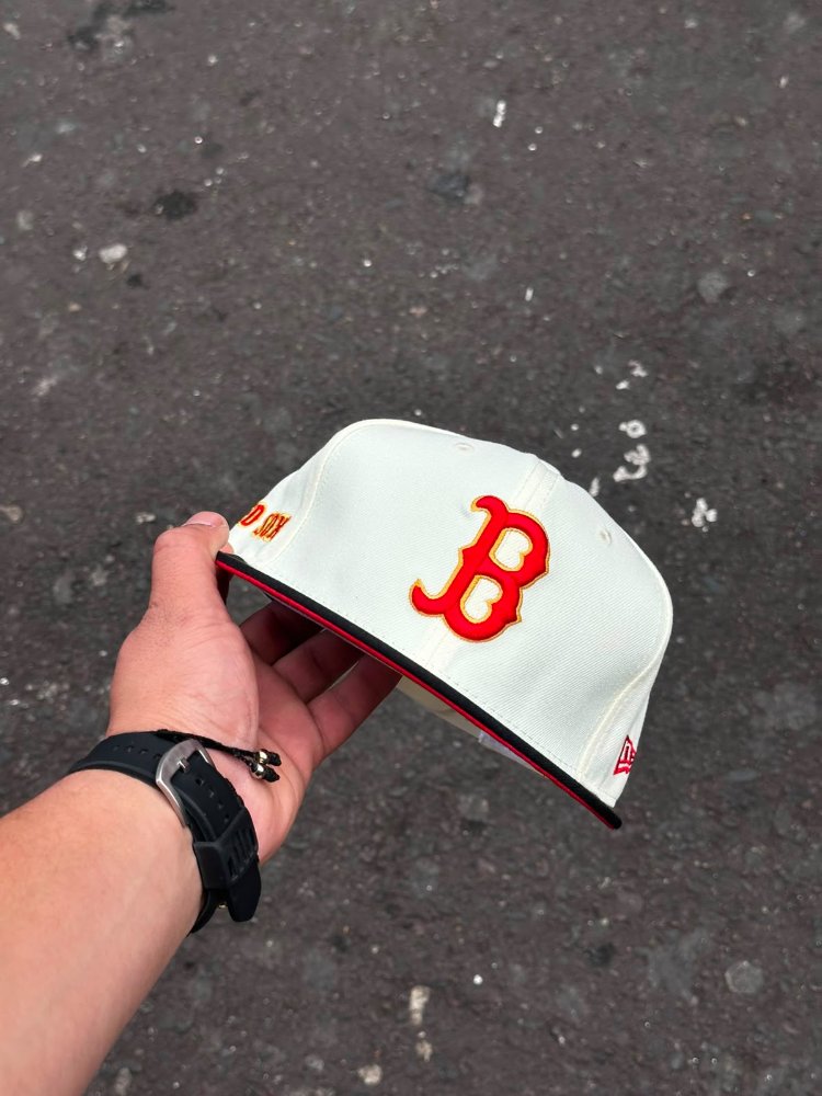 Gorra Boston Red Sox blanca AJUSTABLE