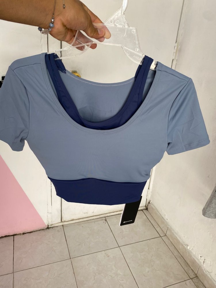 PLAYERA CON TOP DAMA