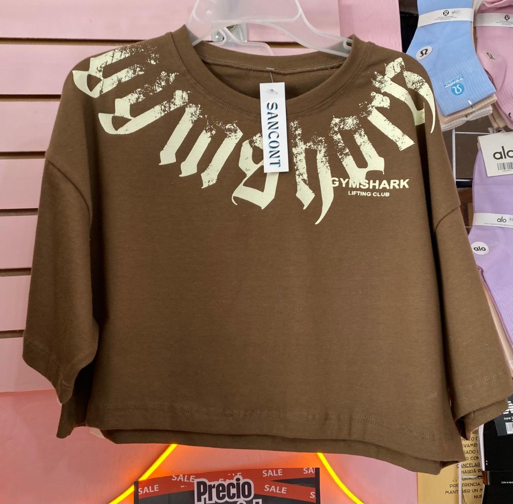 PLAYERA CROP BASICA