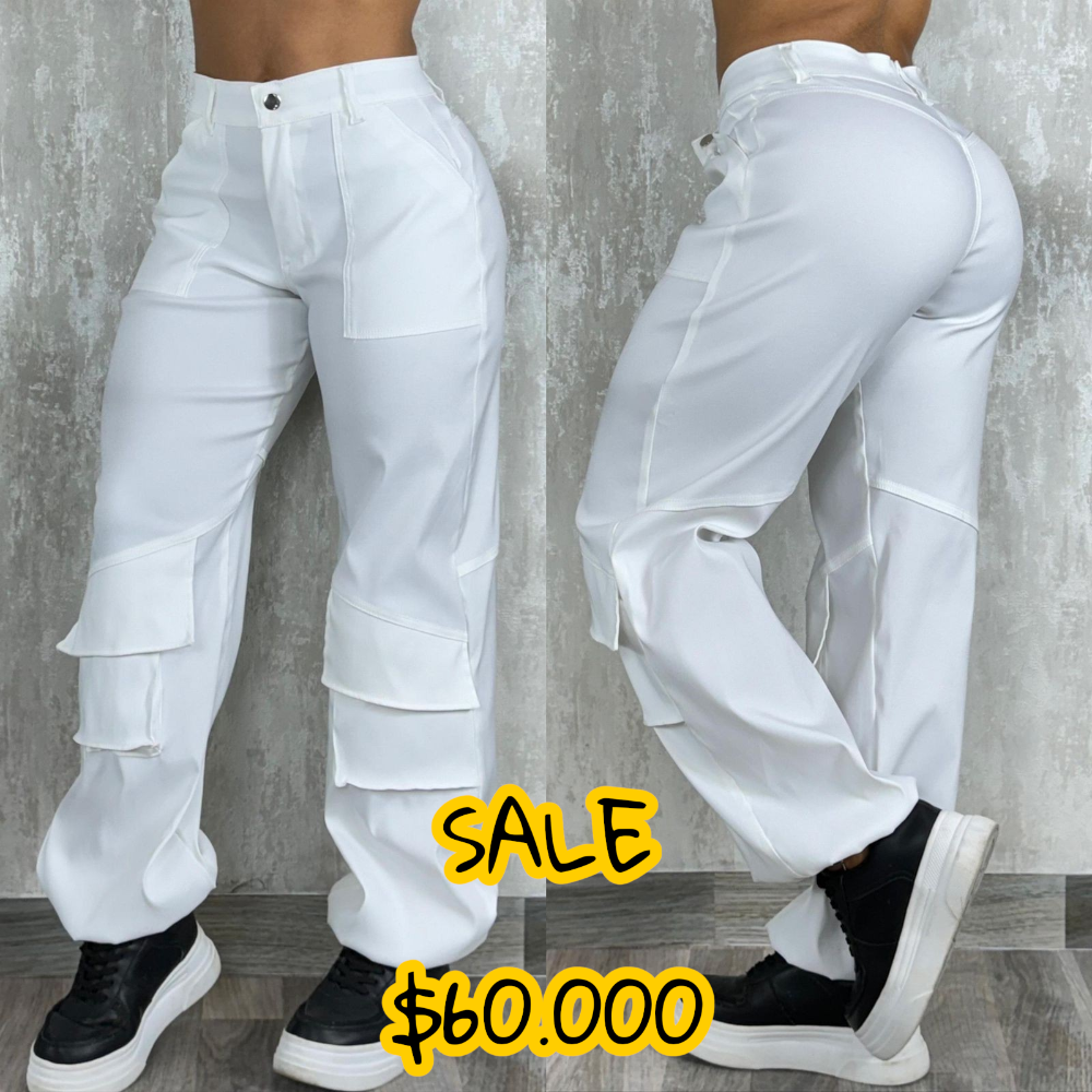 Pantalon cargo dama