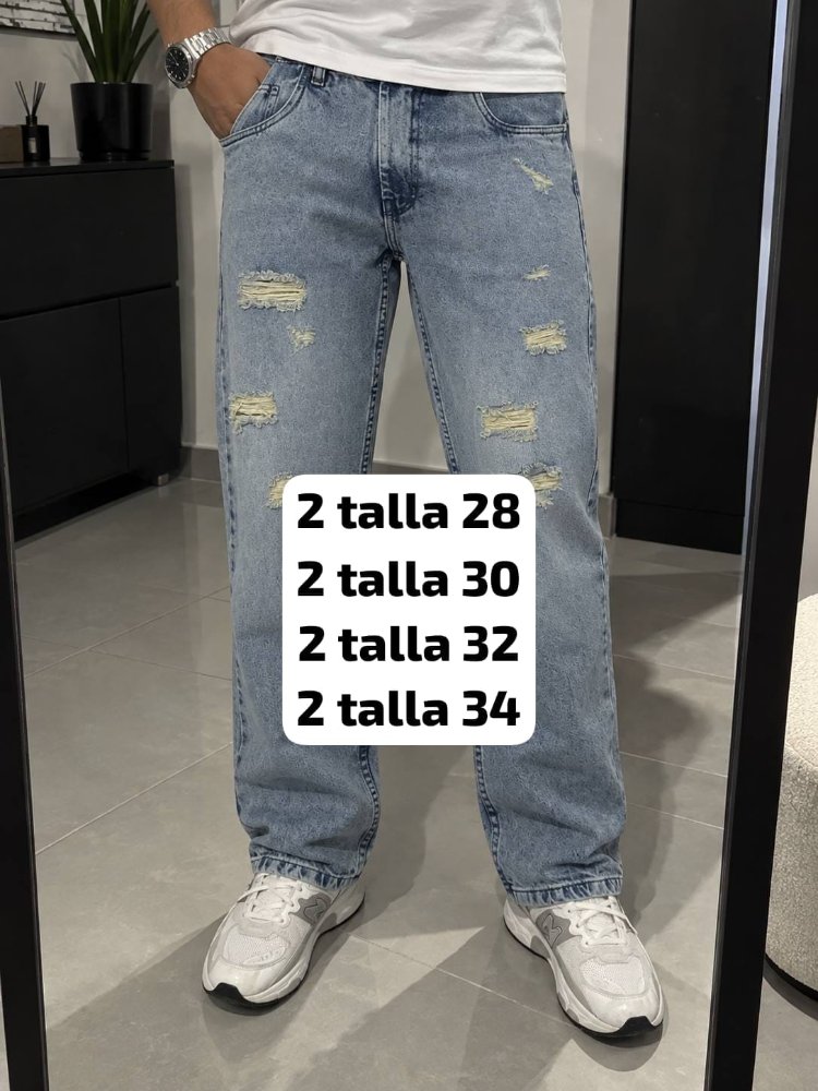 Jeans Palazzo Rotos