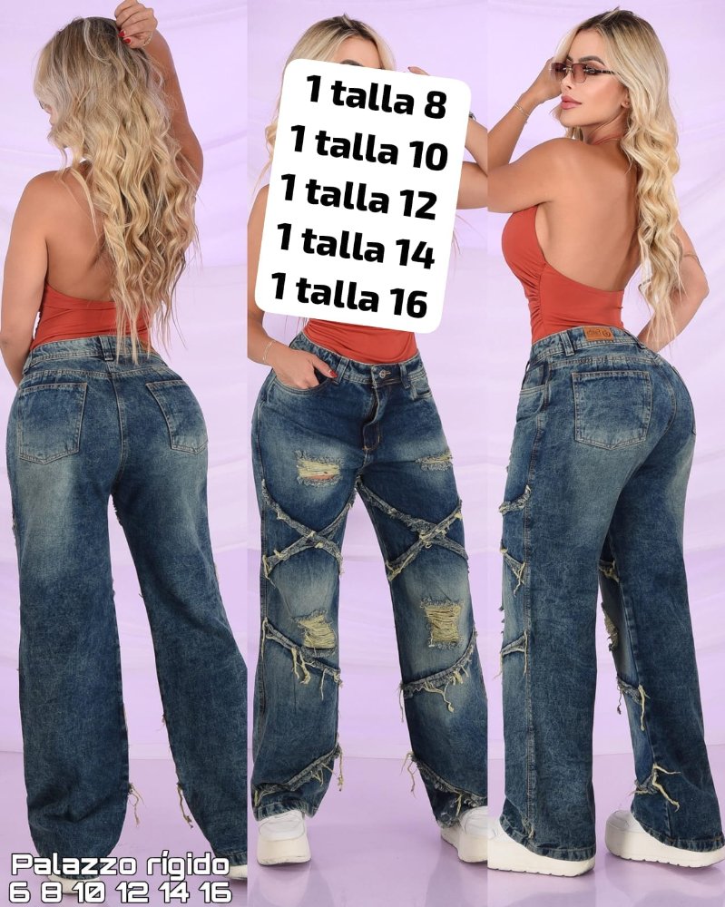 Jeans Dama Palazzo