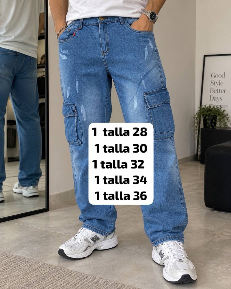 Jeans Cargo Palazzo
