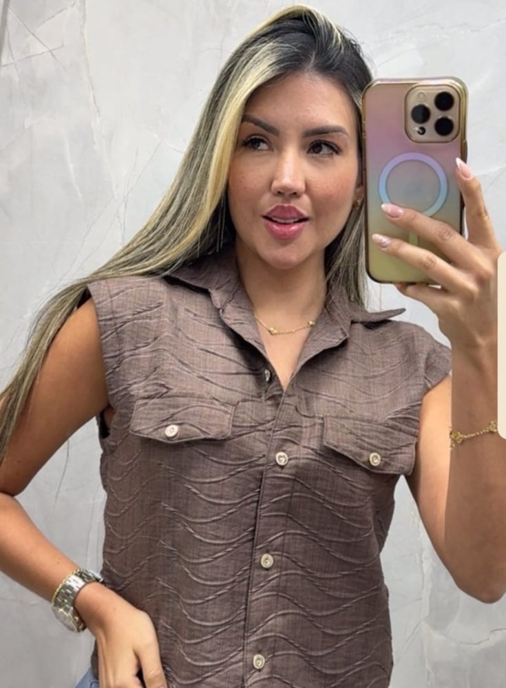 Blusa Cafe