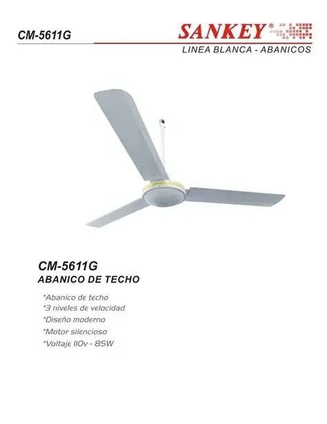 Abanico Sankey techo industrial industrial 56 M.CM5611G
