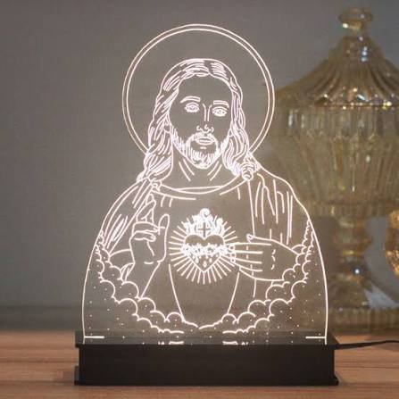 LUMINARIA ENFEITE DECORATIVO COM LED