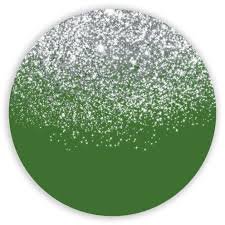 GLITTER VERDE/PRATA