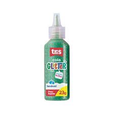 COLA GLITTER TRIS VERDE 01