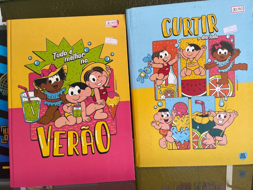 CADERNO BROCHURA TURMA DA MONICA ANIMATIVA