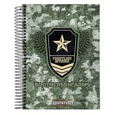 CADERNO ESPIRAL 10 MATÉRIAS  ADVENTURE