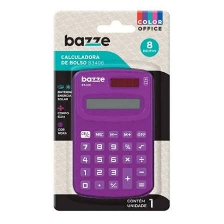 CALCULADORA BOLSO BAZZE ROXA