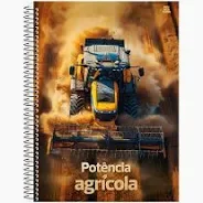 CADERNO ESPIRAL 10 MATÉRIAS AGRO FORTE